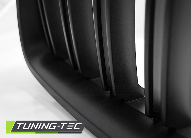 Upgrade Sportgrill Nieren für BMW 3er F30/F31 Limousine/Touring 11-18 matt schwarz in Doppelsteg Design